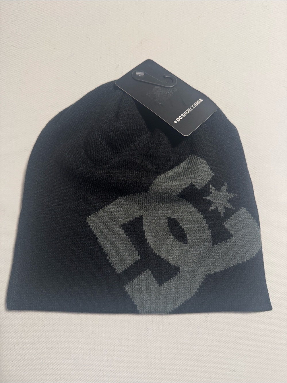 Black Beanie Mens DC